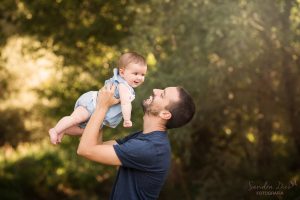 fotos de papa con bebe en león